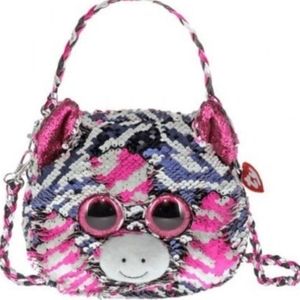 Ty Zoey Striped Zebra, Sequin Mini Purse